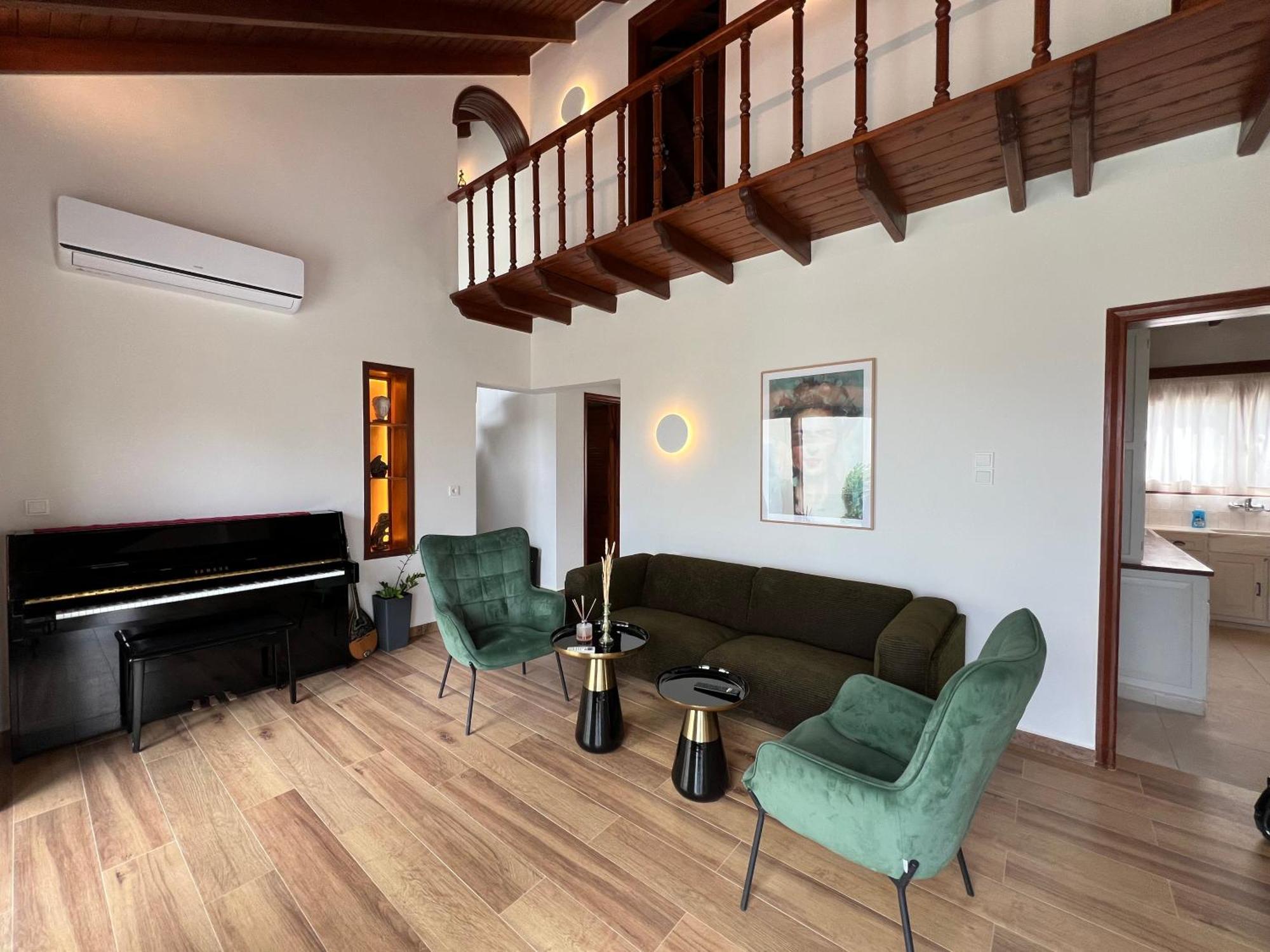 Chania Living Stories Villa With Piano Luaran gambar